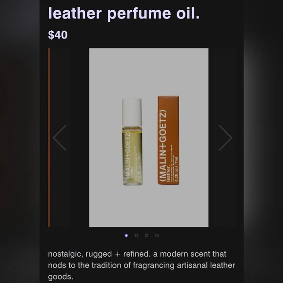 Malin + Goetz Leather Perfume Oil - Picture 3 of 3
